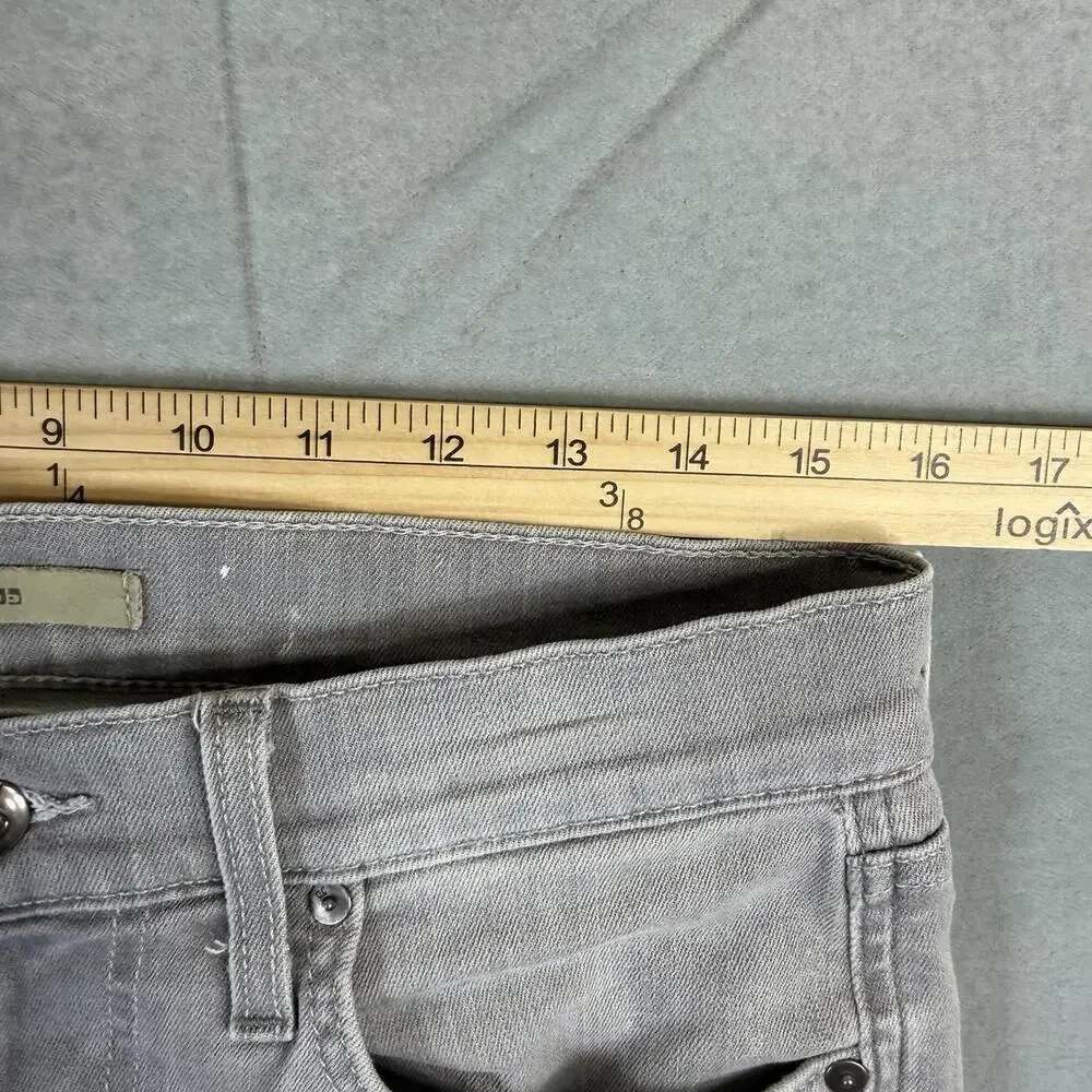 Joes Jeans The Brixton Mens 30 Gray Light Wash Straight Narrow Stretch Denim